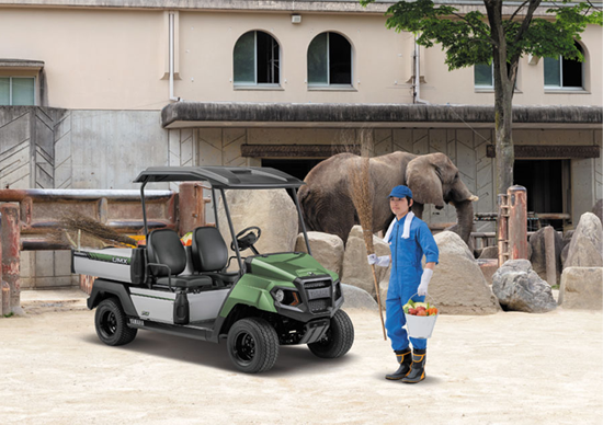 愛媛ユーキ/ゴルフカー利用用途/動物園